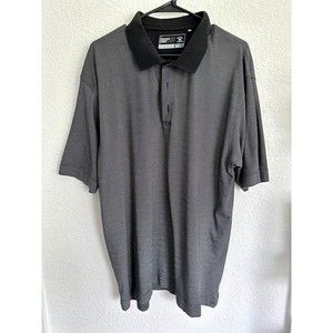 Cutter & Buck CB DryTec Men's Polo Gray/White Stripe, Size XL